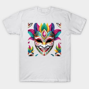 Happy Looking Festival Mask T-Shirt